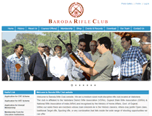 Tablet Screenshot of barodarifleclub.com